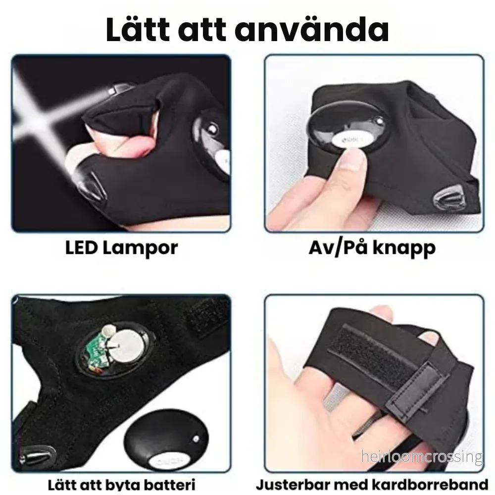 LED-hansker – alltid lys der du trenger det - Bild 2