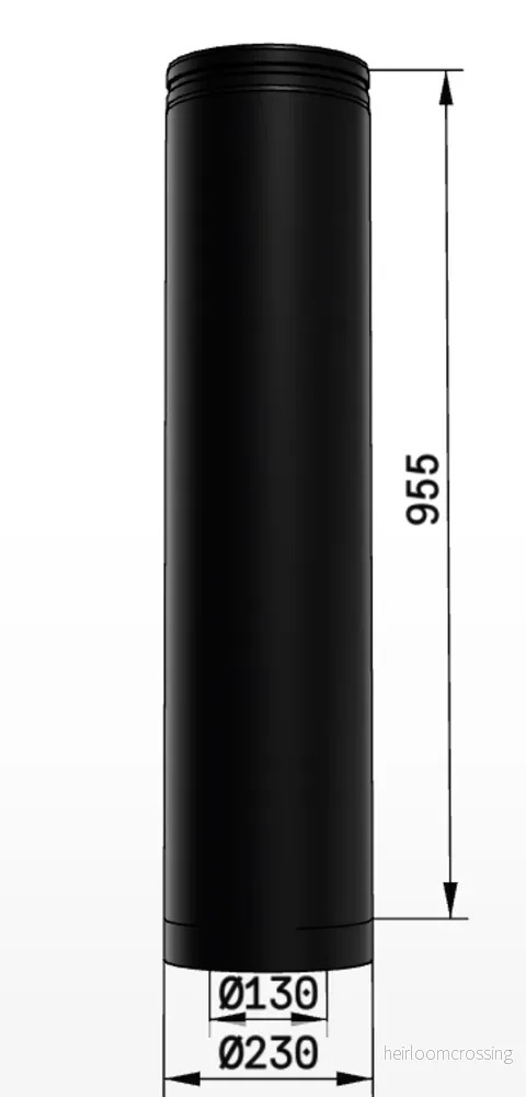 Skorsten Schiedel Raklängd PMS50/130 Skorsten Schiedel Raklängd PMS50/130