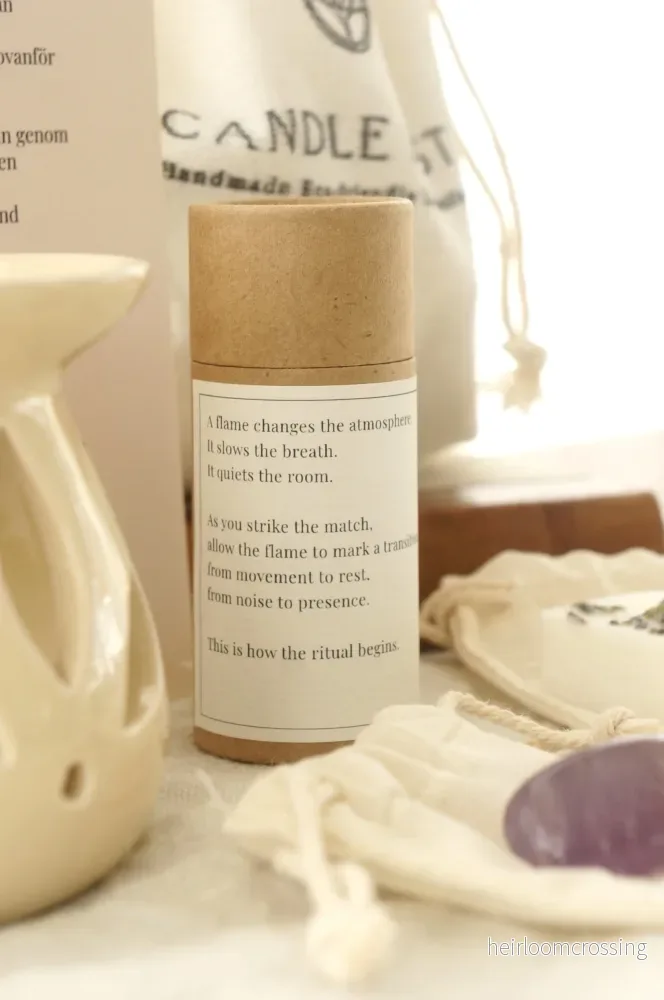 En lugn stund – self care kit med aromalampa, doftvax & ametist - Bild 3
