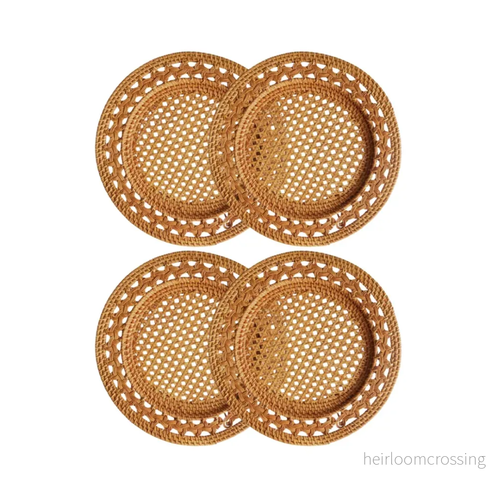Natural rattan Charger Plate - Pretzel - Bild 2