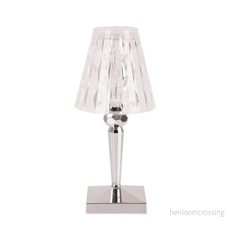 Chic bordslampa i kristalldesign – CrystalLuxe