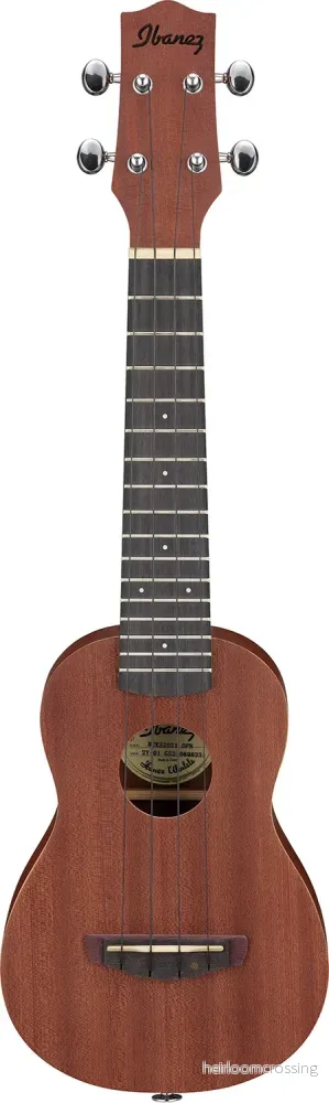 Mahogny med sound port – Sopranukulele