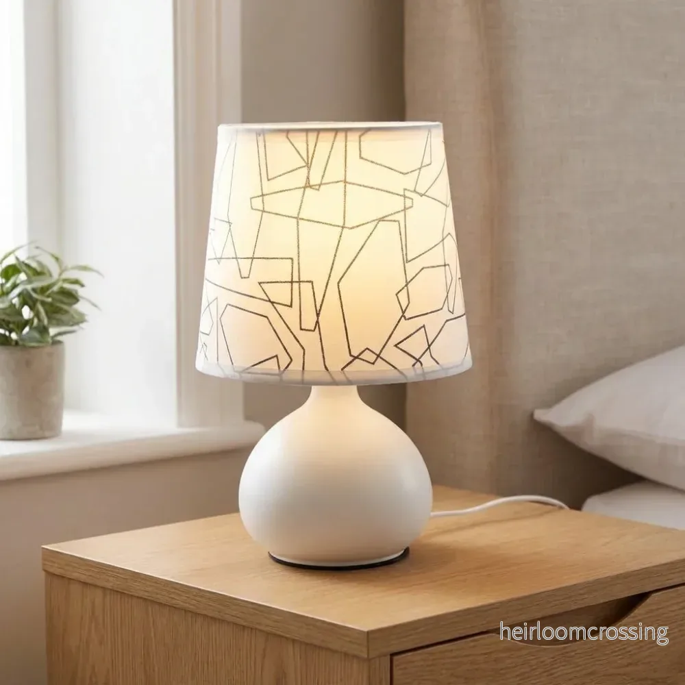 Modern geometrisk bordslampa – Geomara