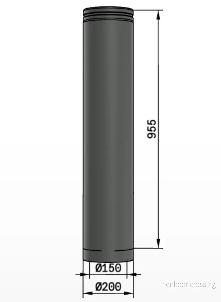 Skorsten Schiedel Raklängd PMS25/150 Skorsten Schiedel Raklängd PMS25/150