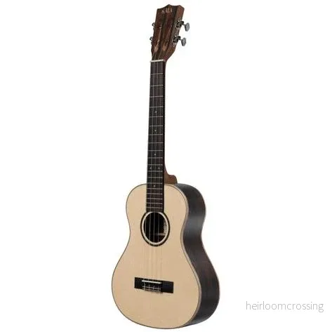 Heltäckande topp i gran, Ziricote Super Tenor Ukulele, med fodral (UC-B) - Bild 2