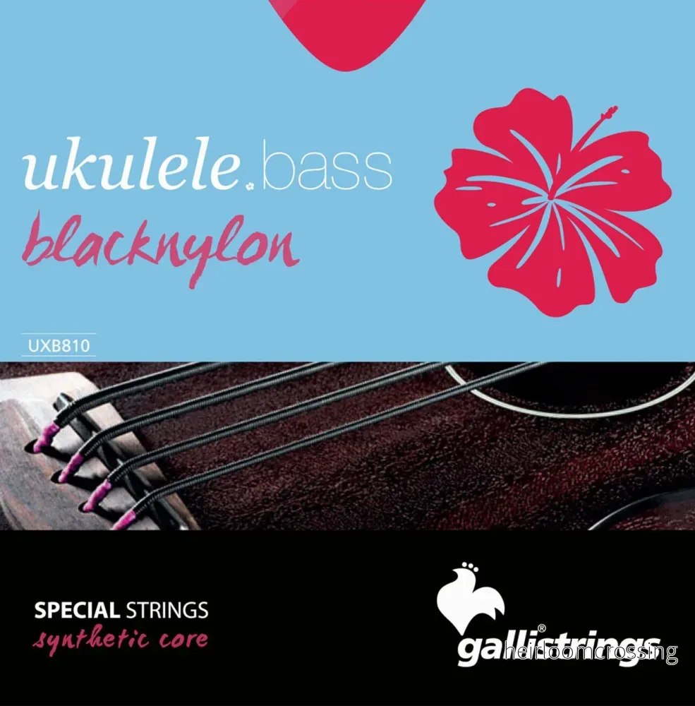 Svart nylon – Strängar till ukulelenbass Svart nylon – Strängar till ukulelenbass