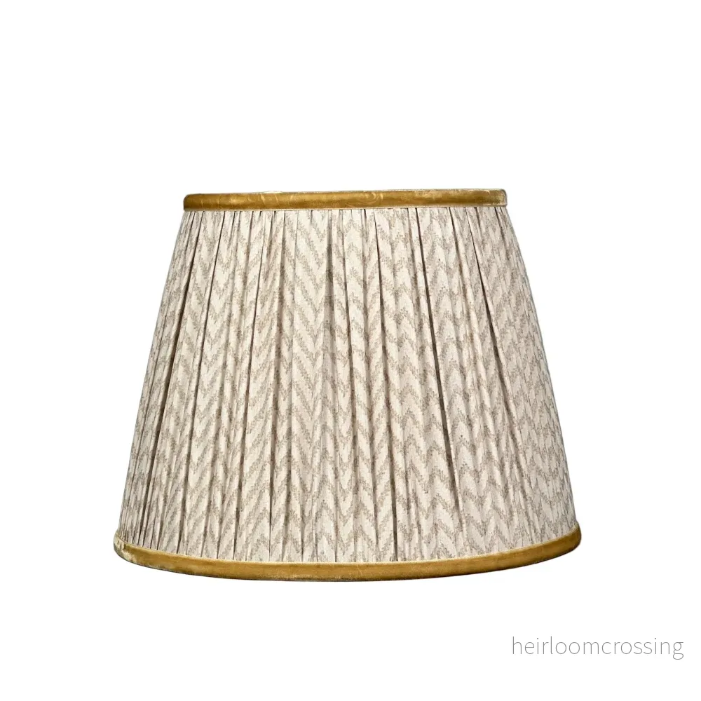 Lampshade Sand Herringbone Large