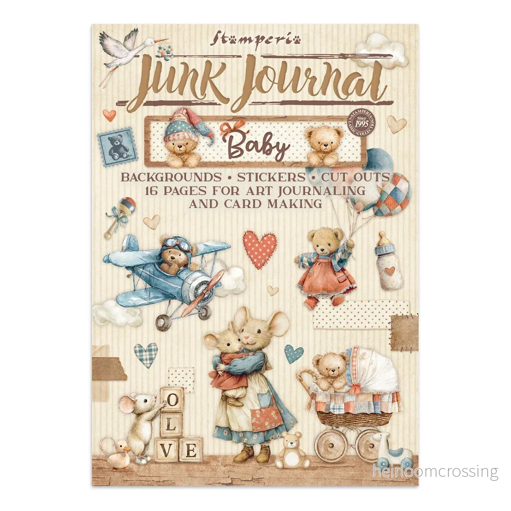 Printed Art Junk journal: stickers, cut-outs, backgrounds for Art and Craft – Baby Printed Art Junk journal: stickers, cut-outs, backgrounds for Art and Craft – Baby