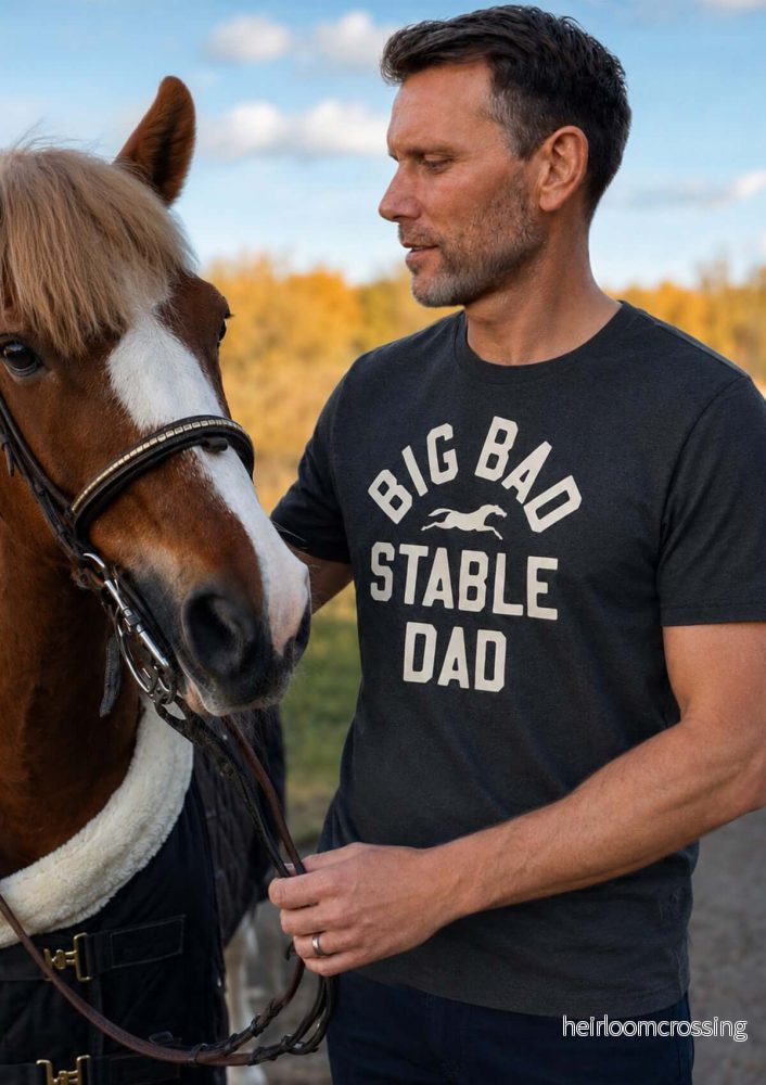 BIG BAD STABLE DAD – mörkgrå