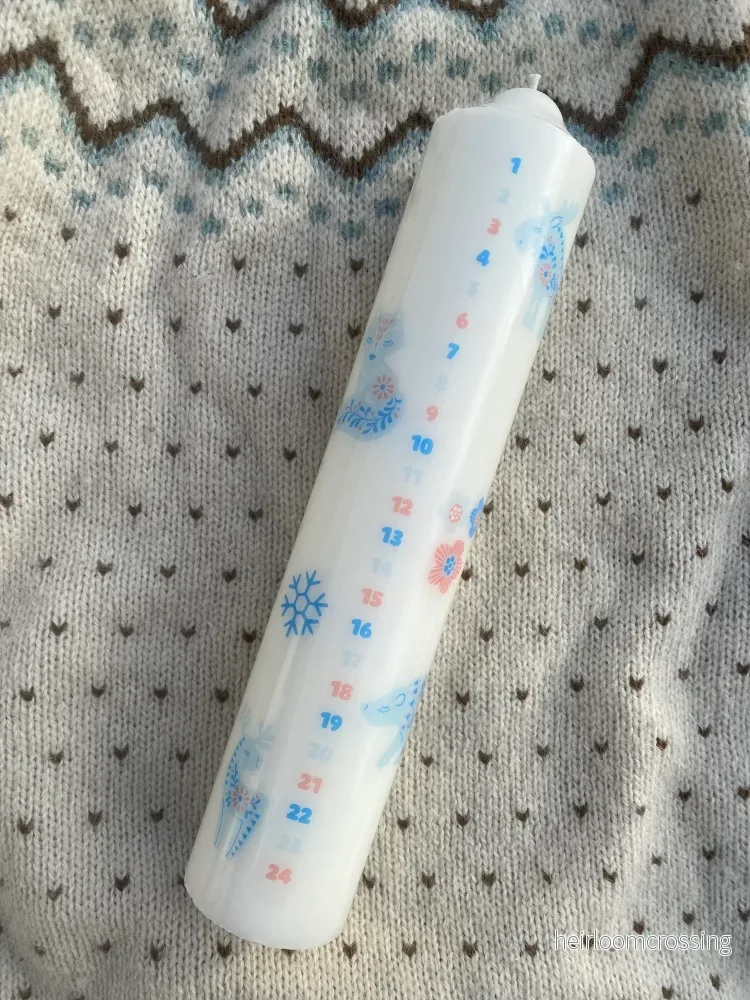 CALENDAR CANDLE NORDIC
