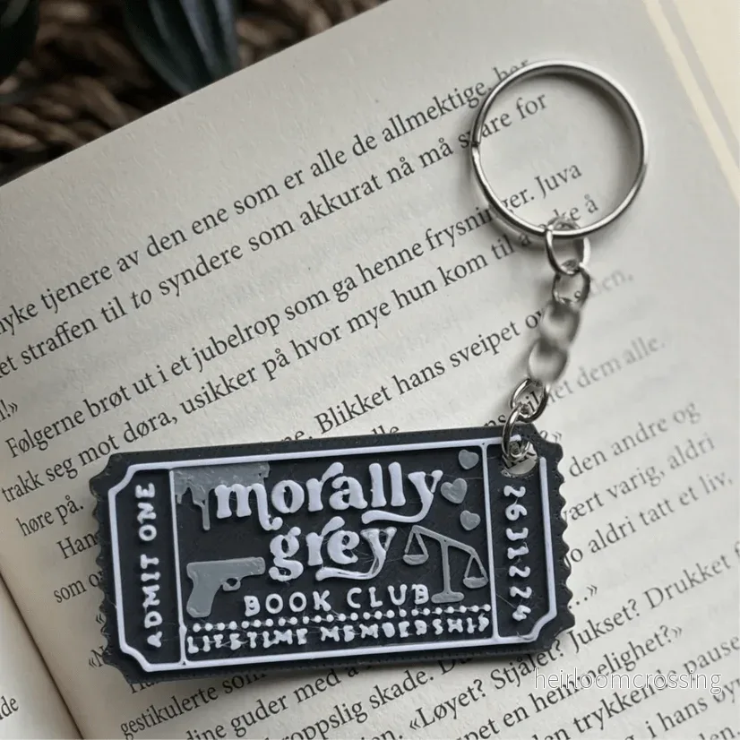 Morally Grey Keychain