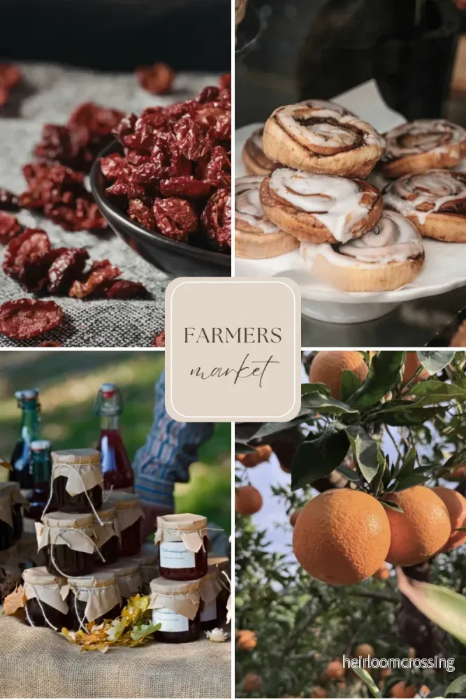 Doftljus i glasburk med guldlock – tranbär, apelsin & kanel – Farmers market – Signature candle - Bild 2
