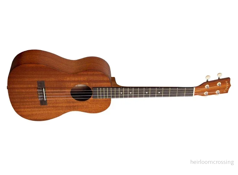Enkel barytonukulele, mahogny