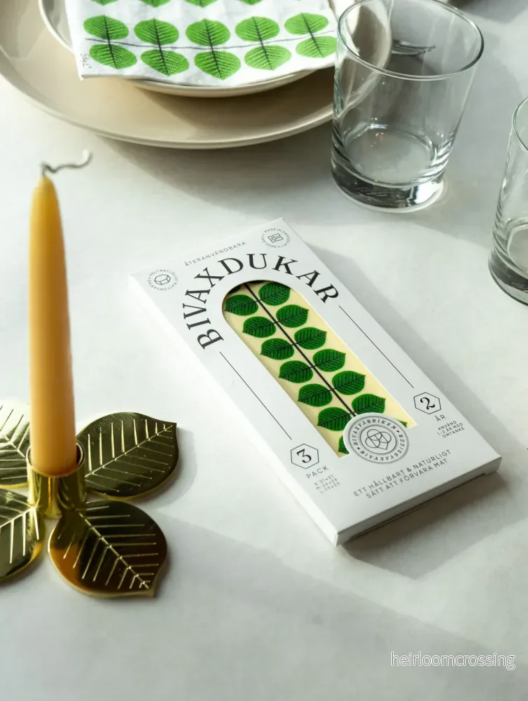 Bivaxdukar 3-pack – Berså av Stig Lindberg Bivaxdukar 3-pack – Berså av Stig Lindberg