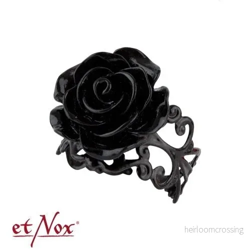 Black Rose, ring, från etNox Black Rose, ring, från etNox