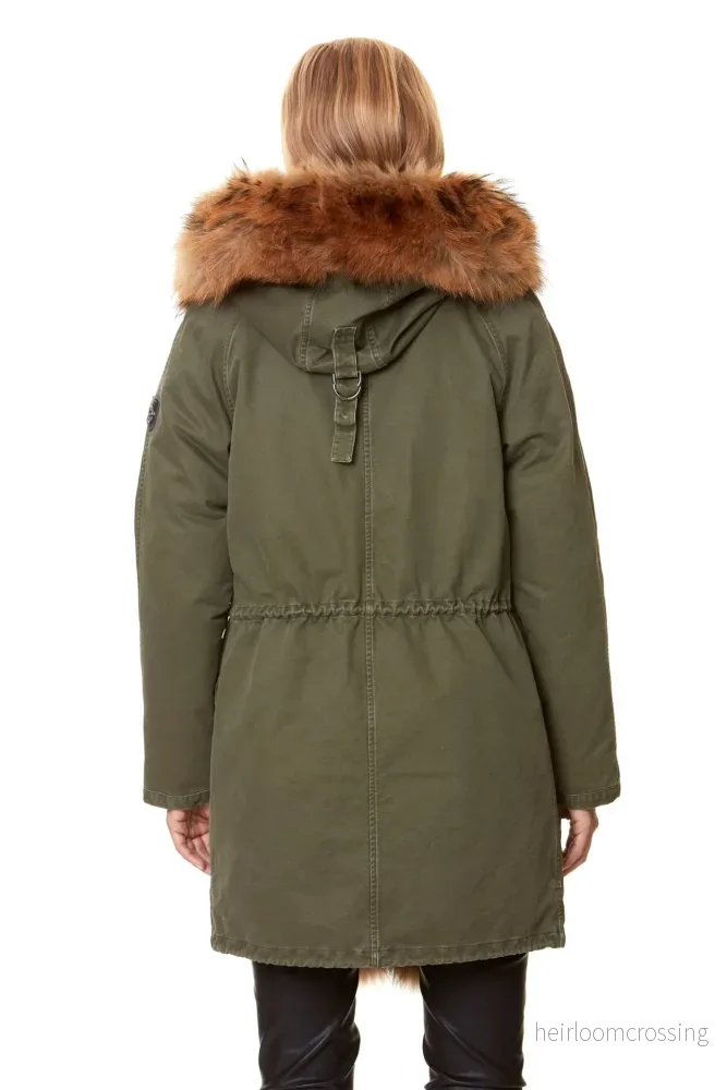 HOLLIES Milano Parkas Olive/Nat - Bild 3