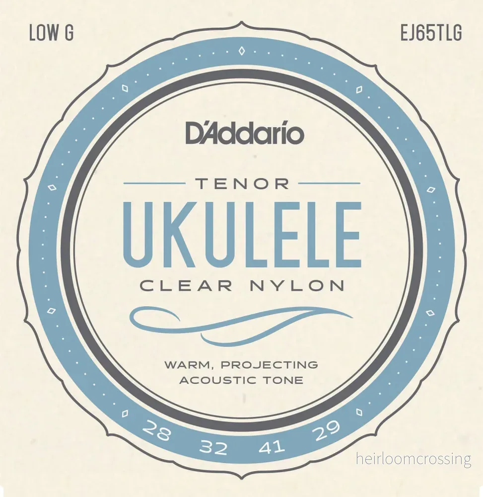 Clear Nylon – Strängar till tenorukulele (Low G)