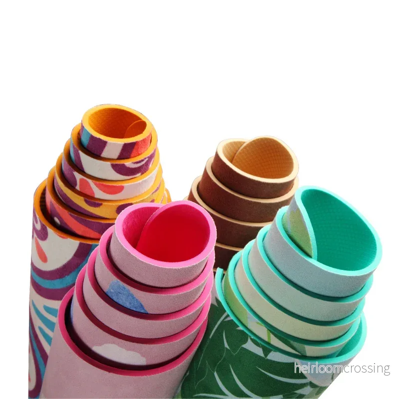 Exklusive Yogamatta i mocka & TPE (mandala) - Bild 3
