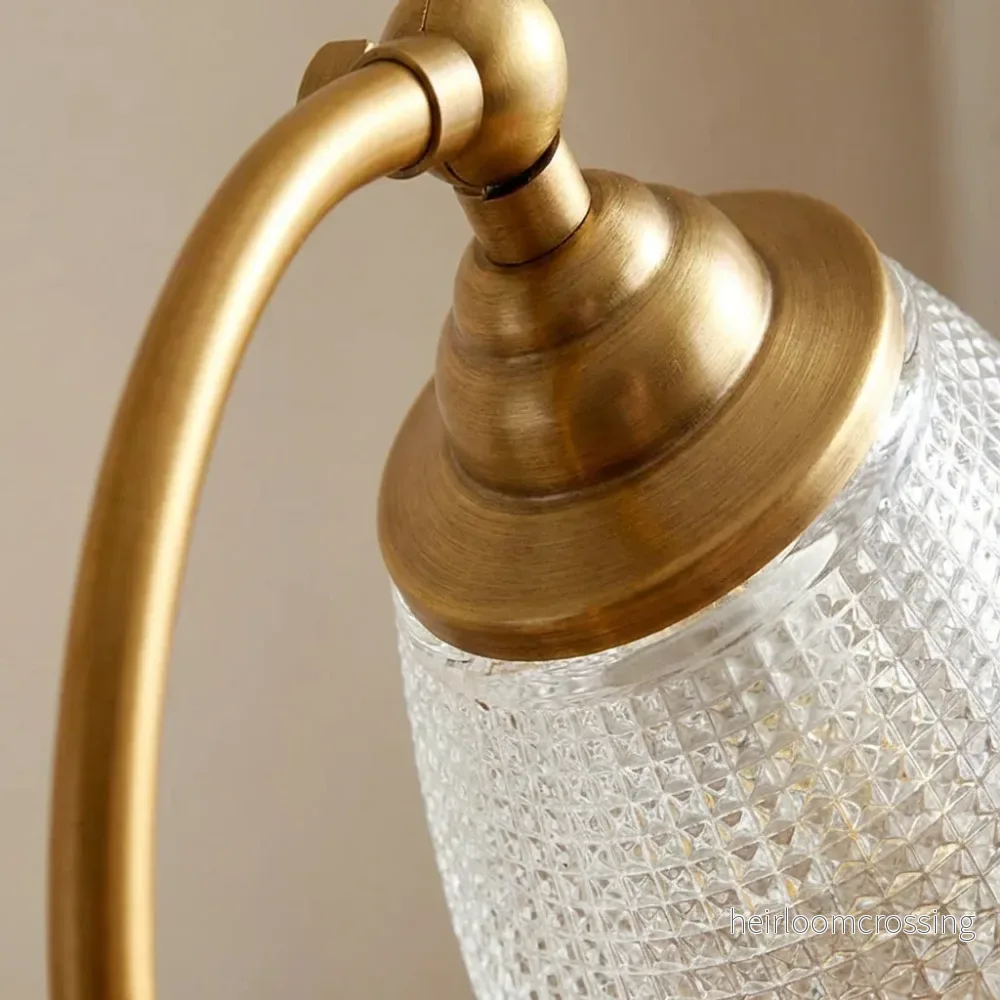 Vintageinspirerad bordslampa - Aurelyne - Bild 3
