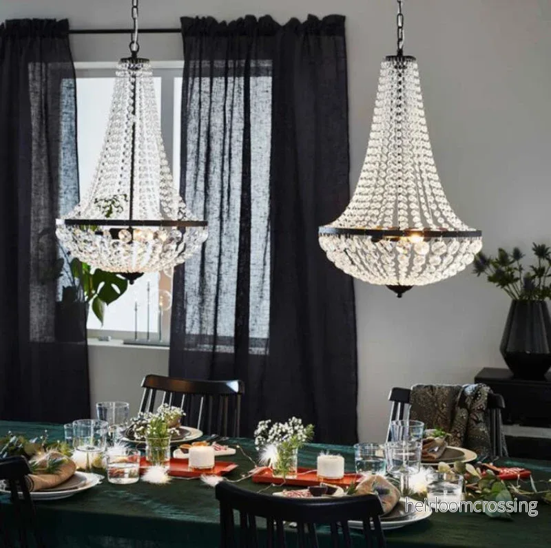 Ljuskrona Classico i kristall – tidlös elegant taklampa för vardagsrum och matsal