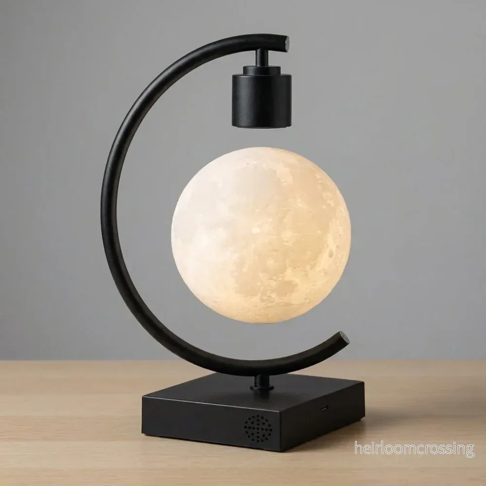 Dekorativ måneformad lampa – Leviora - Bild 2