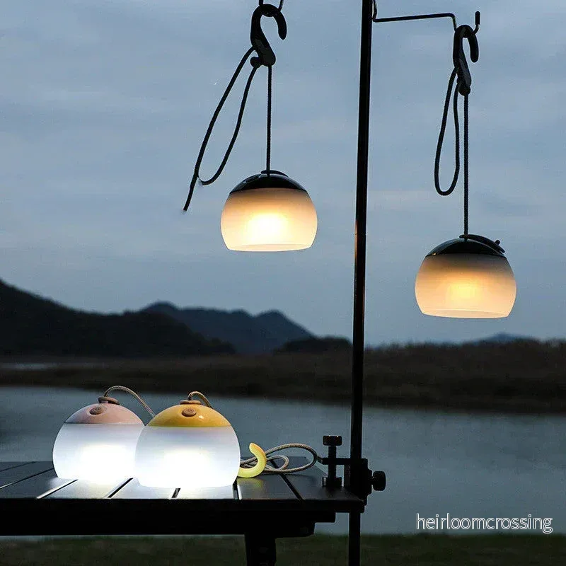 Multifunktionell vintagecampinglampa - HeritageGlow