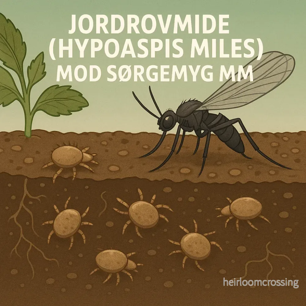 Jordrovkvalster (Hypoaspis miles/Stratiolaelaps scimitus) | mot sorgmygg med mera