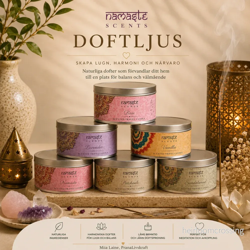 Doftljus – Namaste Doftljus – Namaste
