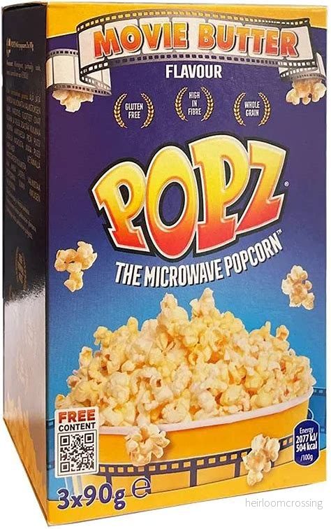 Popz Microbiopoppcorn 3-pack