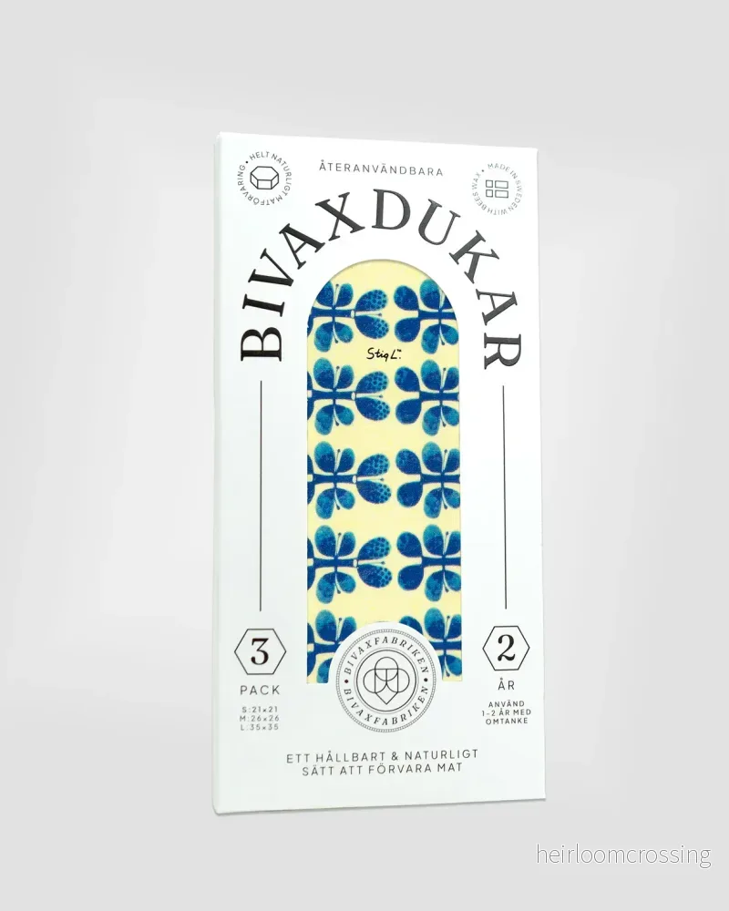 Bivaxdukar 3-pack – Blues av Stig Lindberg