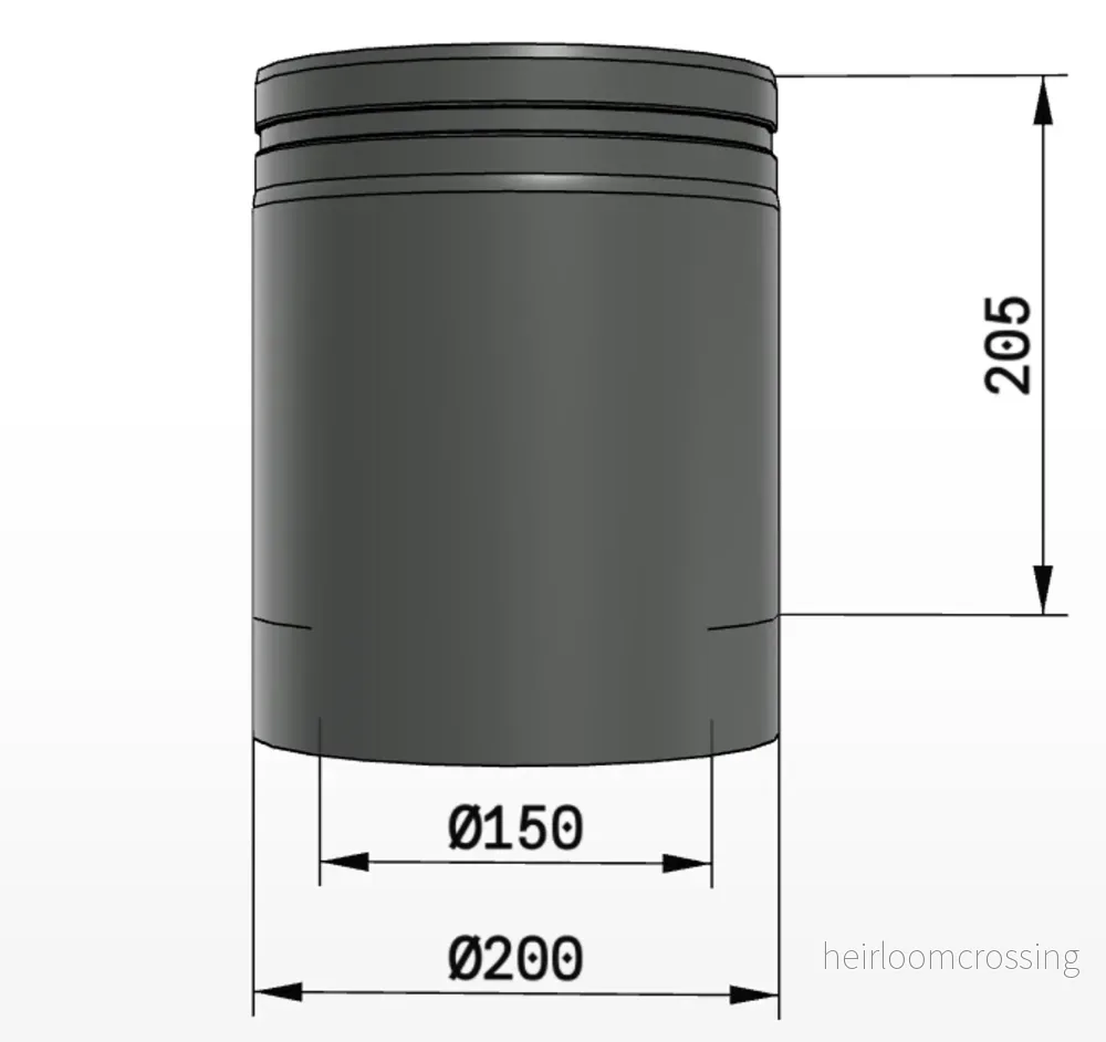 Skorsten Schiedel Raklängd PMS25/150