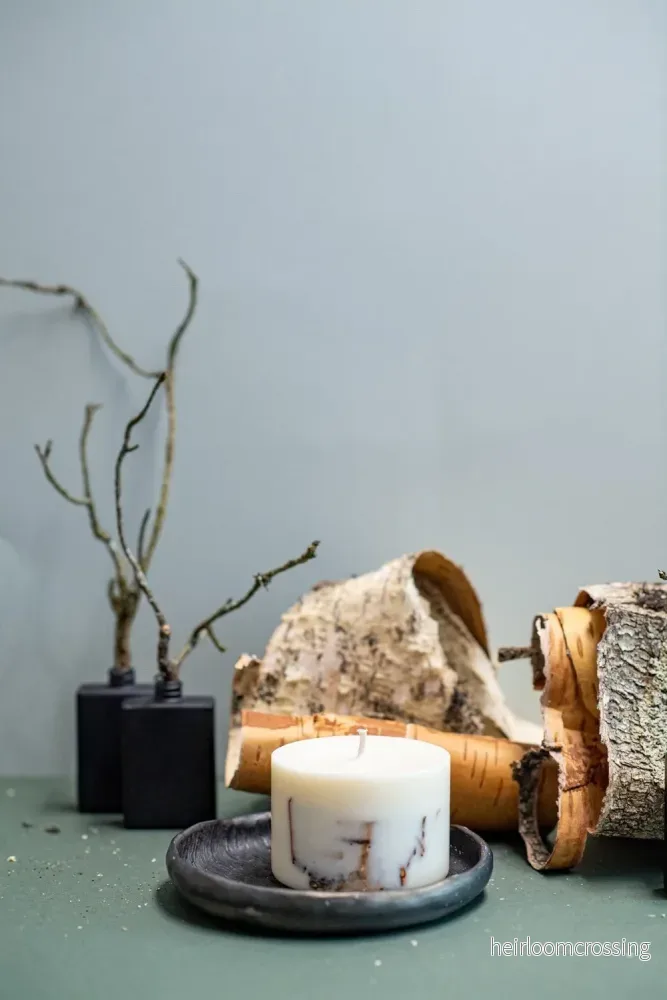 Handgjort Sojavaxljus med Björkdoft Handgjort Sojavaxljus med Björkdoft