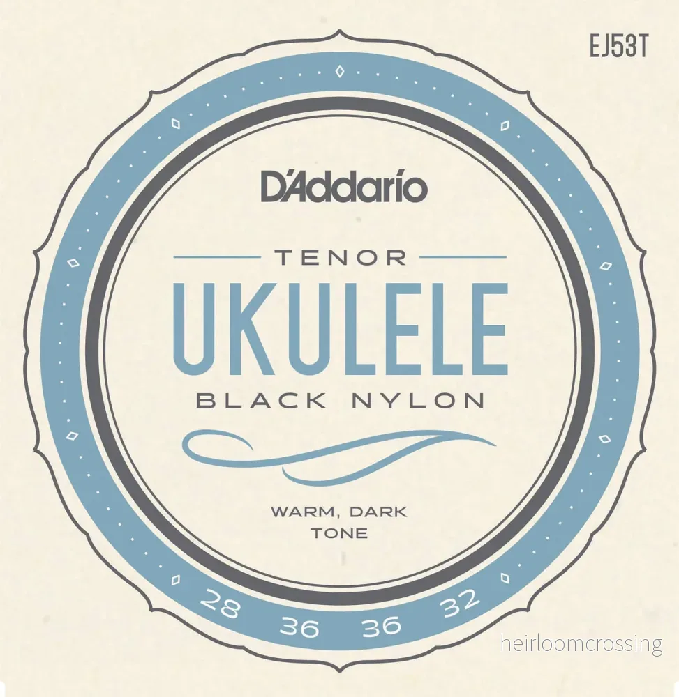 Black Nylon – Strängar till tenor-ukulele Black Nylon – Strängar till tenor-ukulele