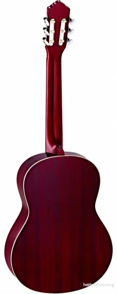 1/4 storlek klassisk gitarr - Gran - Naturlig satängfinish, Vinröd - Bild 3