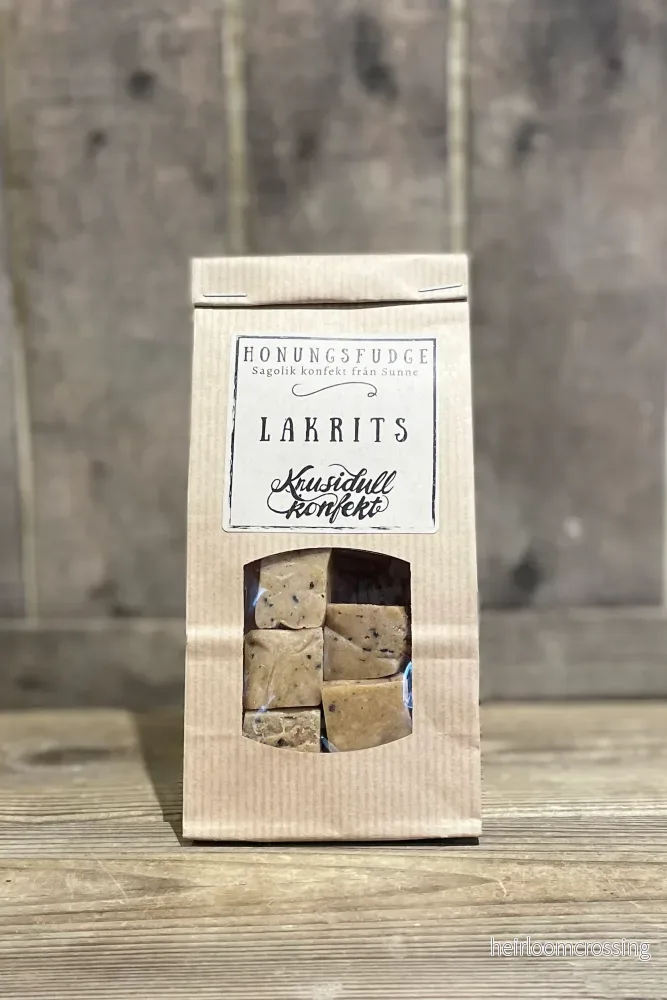 Honungsfudge Lakrits Honungsfudge Lakrits