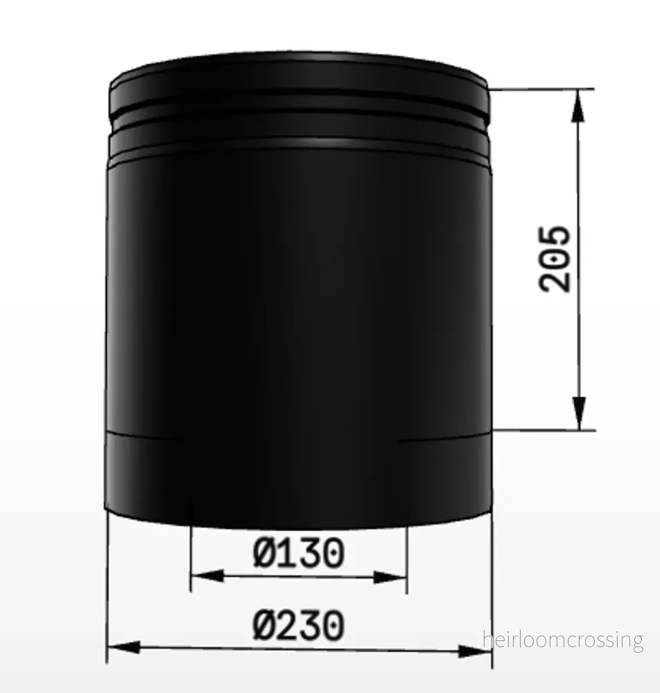 Skorsten Schiedel Raklängd PMS50/130 - Bild 2