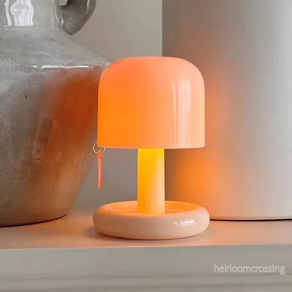 Rechargeable Sunset LED Table Lamp – Touch Control Ambient Night Light - Bild 3