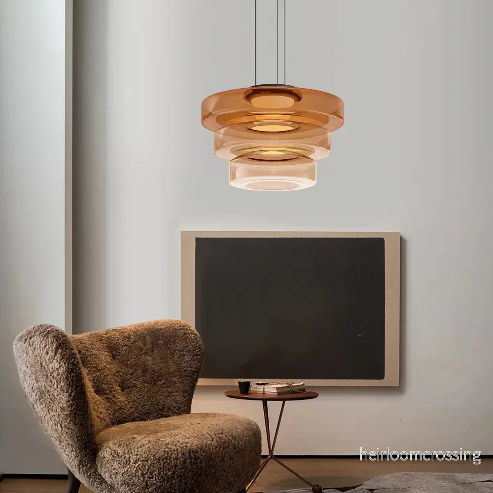 Modern glashängande lampa i Bauhaus-stil - AuroraSphere - Bild 2