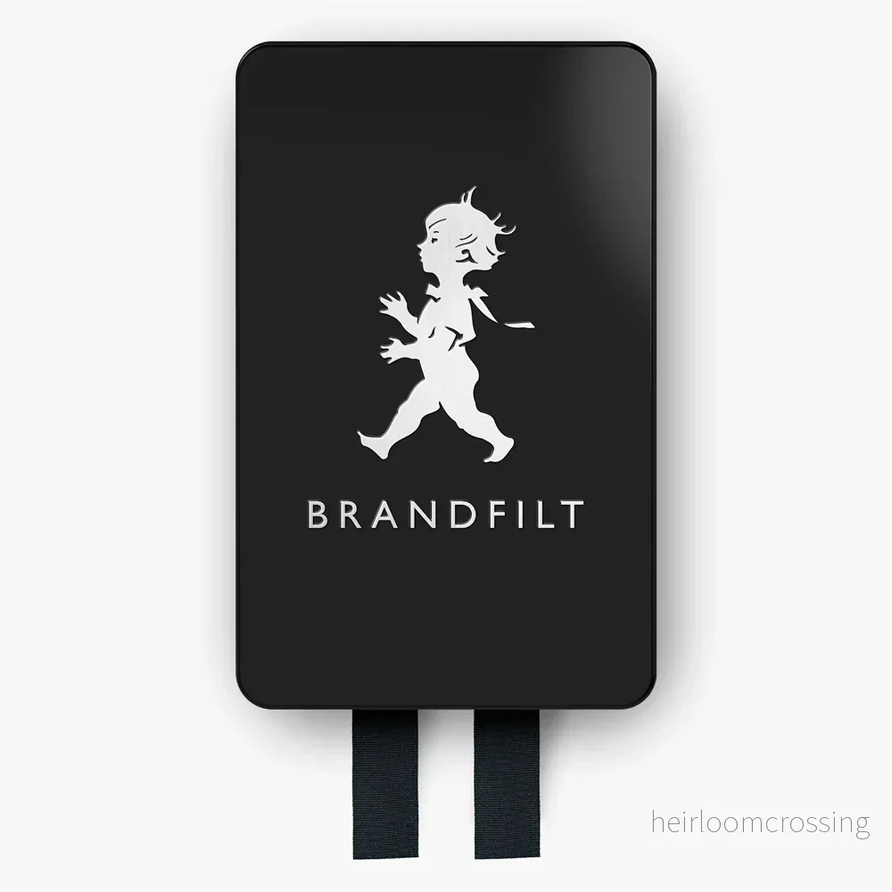 Brandfilt Solstickan Svart/silver
