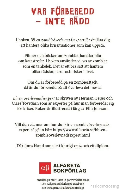 Bli en zombieöverlevnadsexpert - Åter i lager - Bild 2