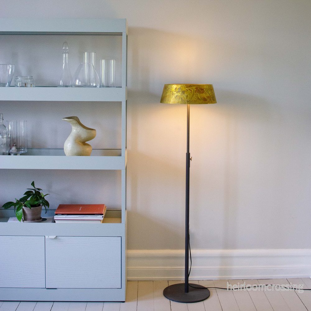 Q golvlampa stål/mässing - Bild 3