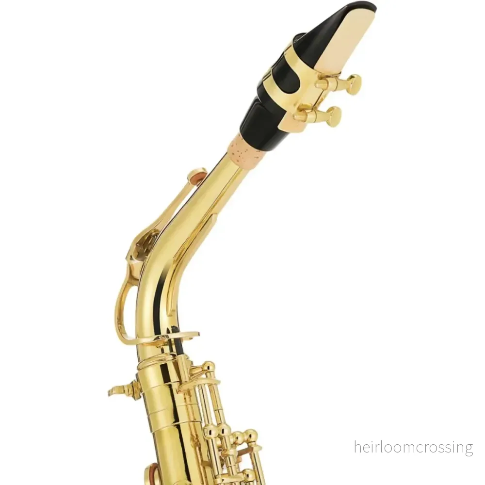 Eastar AS-Ⅲ Altsaxofon – Guldfinish (Komplett paket med golvstativ) - Bild 3