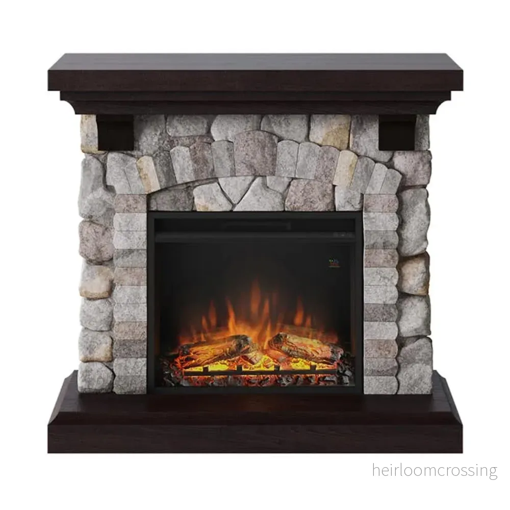 Elkamin TAGU Reino Electric med PowerFlame Rock Grey Elkamin TAGU Reino Electric med PowerFlame Rock Grey