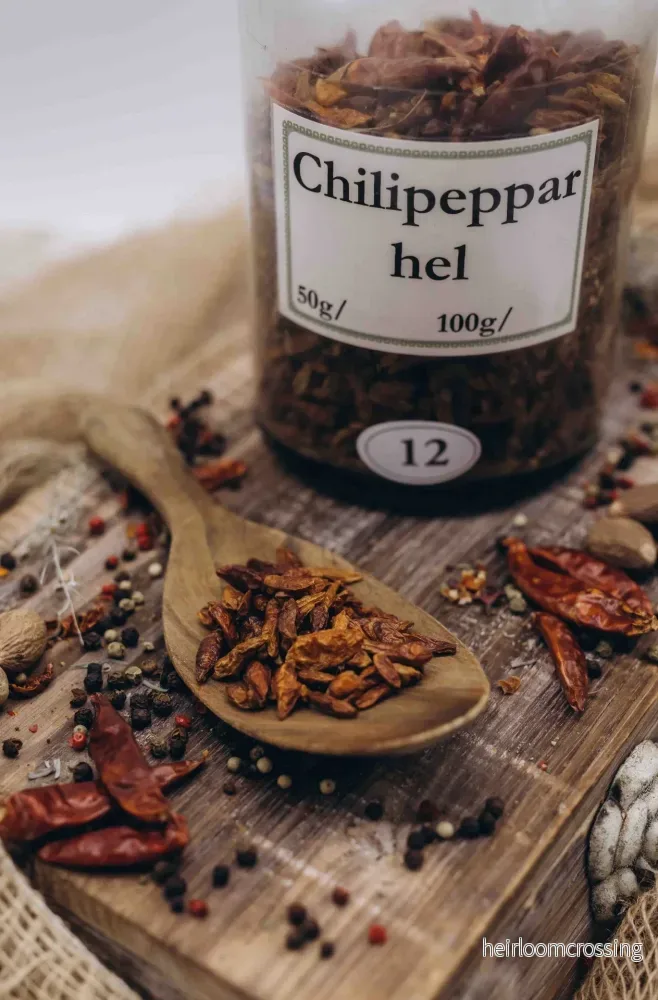 Chilipeppar hel Chilipeppar hel