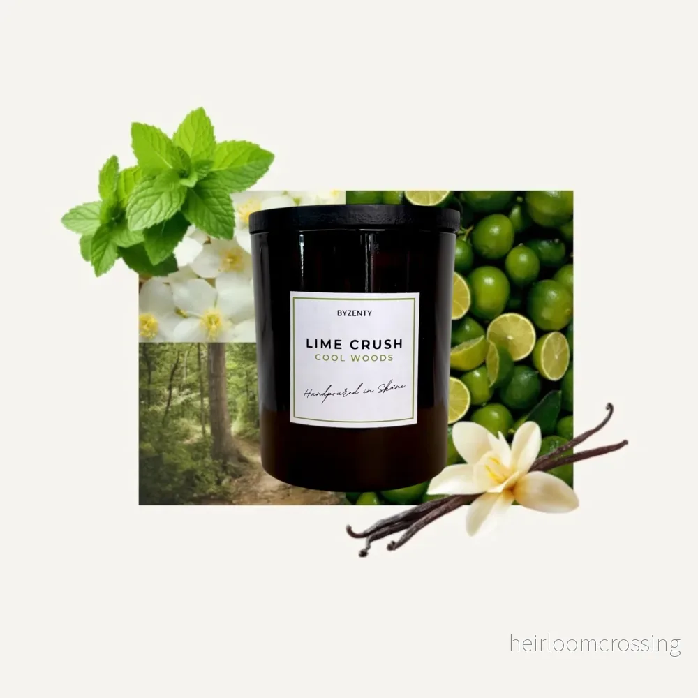 Lime Crush Cool Woods Scented Candle - Bild 2