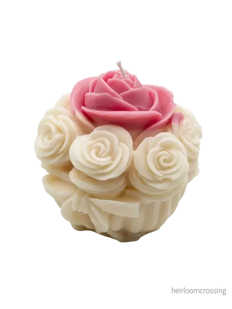 The Eternal Bouquet” Hand-Poured Rose Masterpiece Candle The Eternal Bouquet” Hand-Poured Rose Masterpiece Candle