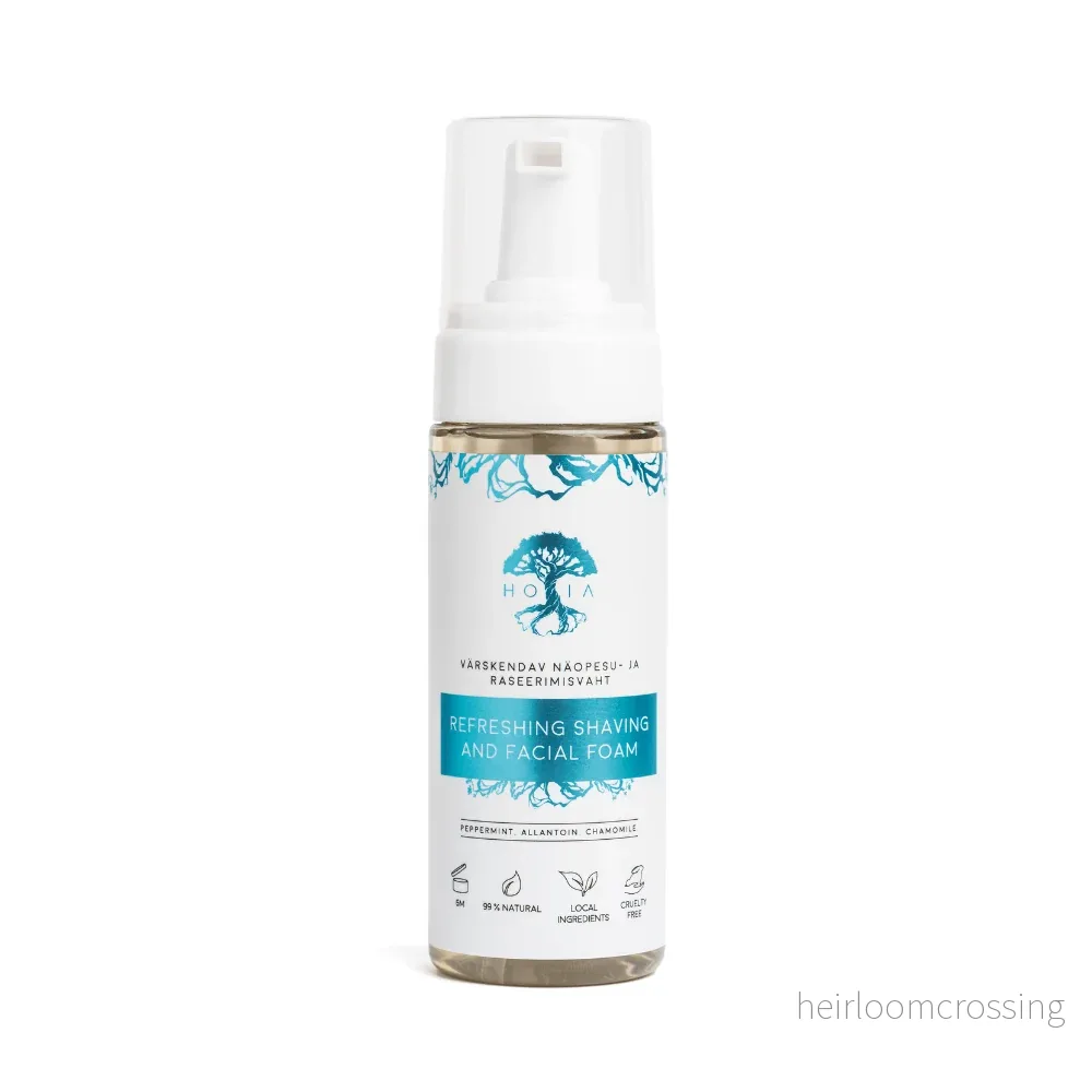 HOIA Refreshing Rakskum & Ansiktsrengöring, 150ml HOIA Refreshing Rakskum & Ansiktsrengöring, 150ml