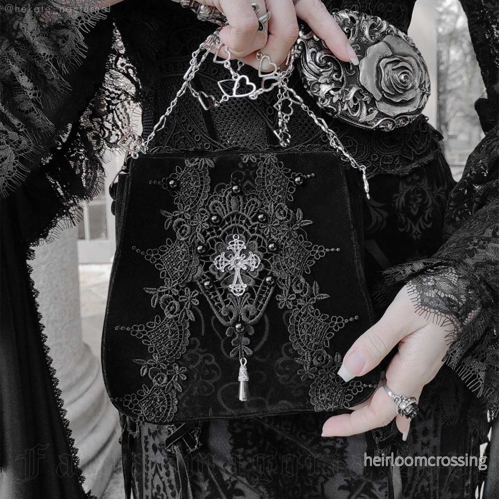 Royal Court Black Gothic Purse Bag Royal Court Black Gothic Purse Bag