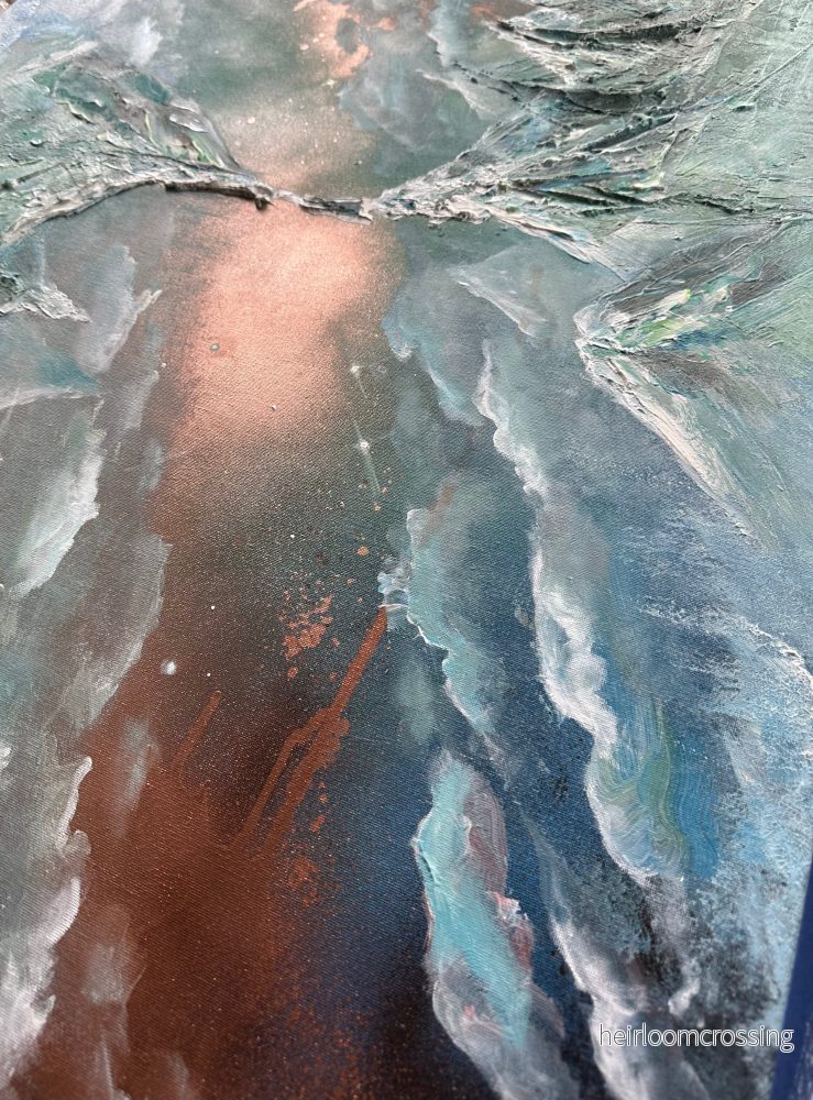 Clashing tens - original painting - Bild 3
