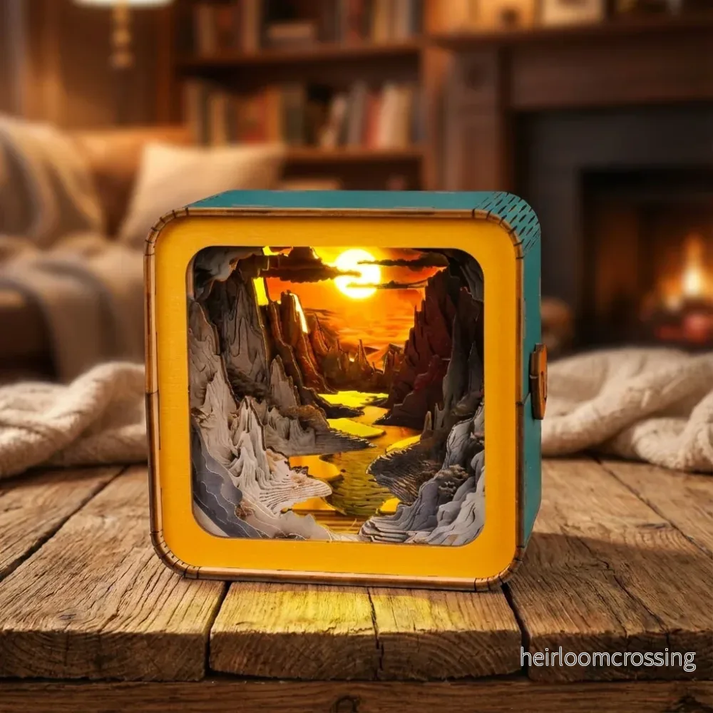Dekorativ bordsförvaringsbox – SolaceCube